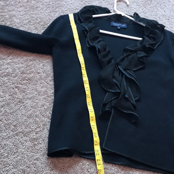 Jones New York ruffle long sleeve sweater small - Picture 7 of 8